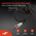A-premium O2 Oxygen Sensor Compatible With Mitsubishi Outlander 2014-2015 Dodge Dart 2013-2015 Fiat 500 2012-2017 1 4l 3 0l