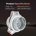 Furnace Draft Inducer Motor Kit Hc21ze121a For Carrier Bryant Payne Replacement Jackel J238 100 10108 10108at Fasco 71582741