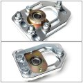 Compatible With Ford Mustang 2pcs Front Adjustable Camber Caster Plates Coilover Alignment Kit