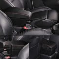 Yjywzh Double Layer Armrest Box For Mazda Cx-3 2015-2018 Car Interior Storage Center Console With 3 Usb Port Black Black Red