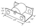 Window Roller Assembly Nylon Wheel 11 32 Diameter Package 