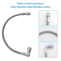 4an Turbo Oil Feed Line 12 Length Stainless Steel Braided Pressure Remote Turbocharger Drain Return An4 90 Degree End Straight