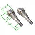 Ball Joint Spindles Weld On Pair Compatible With Dune Buggy