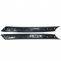 Newyall Gloss Black Front Left And Right Body A-pillar Windshield Pillar Trim Panel Exterior Molding