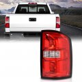 G-plus Tail Lights W O Bulbs Compatible With Gmc Sierra 1500 2014-2018 Fit 2500 Hd 3500 2015-2019 84288725 Gm2801281c Red Lens
