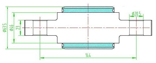 Leaf Spring Bushing For Freightliner International Ub20500