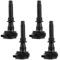 Ignition Coils 4pcs Uf-862 For Jaguar Xf Pace E F Type Xe 2 0l L4 2017 To 2024 Replaces Uf862 Jde38637 H4p312a366bb 