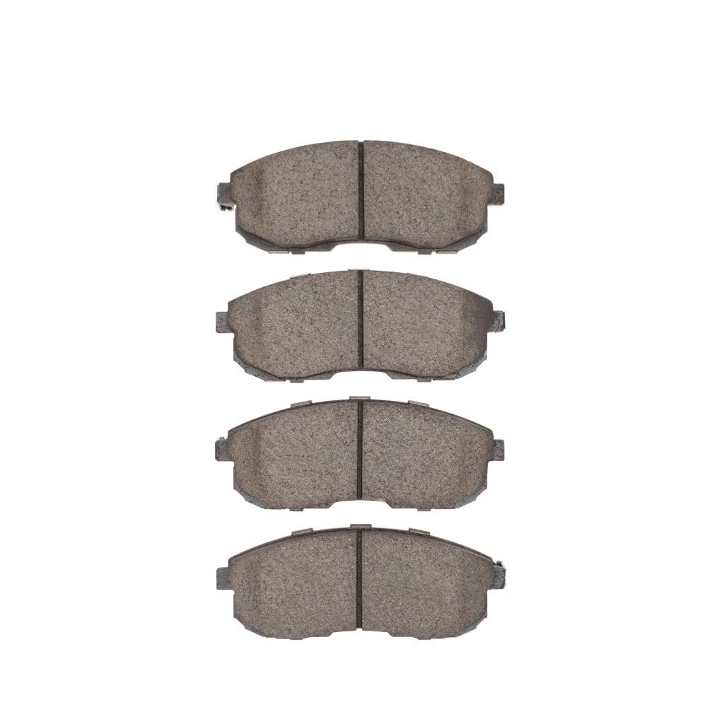 Front Disc Brake Pads For Nissan Juke 2011 To 2017 Low Metallic Mechanical Pad Wear Sensor 2 12 In Inner Height