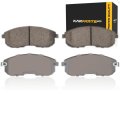Front Disc Brake Pads For Nissan Juke 2011 To 2017 Low Metallic Mechanical Pad Wear Sensor 2 12 In Inner Height