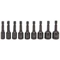 Abc Products New Stronger Magnet Holder 9 Piece Sae Magnetic Nut Setter Set With Quick Release Includes Sizes 1 2 5 32 7 16 13 
