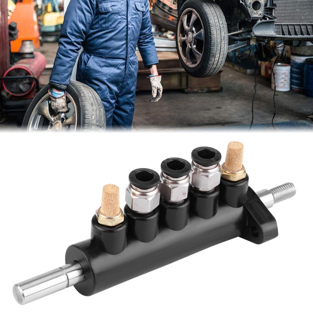 Air Control Valve Foot Pedal For Tire Changer Machinesurable Steel Construction With Mufflers Smooth And Operation Multiple