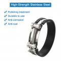Uxcell 2pcs T-bolt Hose Clamp Working Range 98-103mm Rubber Cushioned Intake Intercooler Clamps Adjustable Tube For Tubes Pipes