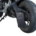 Universal Motorcycle Side Mount License Plate Bracket Horizontal Vertical Fit Includes Waterproof Light Fits Most Rear Swingarm 