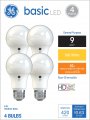 Ge Basic Led Light Bulbs 40 Watt Soft White A19 4 Pack