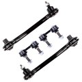 Rear Suspension Set Of 4 Upper Rearward Control Arm Sway Bar End Link Fit 2000-2006 For Bmw X5 