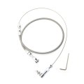 Universal Throttle Cable 24 In Stainless Steel For Ford Mustang 302 5 0l 1986 1993 And Gmc Carbureted Engines 