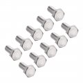 Uxcell 1 4-20x5 8 Hex Bolts 304 Stainless Steel Hexagon Screw Bolt 10pcs