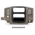 G-plus Dashboard Dash Trim Bezel Cover Surround Panel W Air Vent Storage Compatible With Dodge Ram 1500 2002 2003 2004 2005