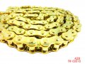 428 Gold Chain 102 Link With Connecting Master For 50cc 70cc 90cc 110cc 125cc Honda Xr50 Crf50 Motorcycle Dirt Pit Bike Atv