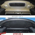Mixsuper Rear Trunk Soundproof Mats For 2017-2022 Tesla Model 3 Engine Hood Sound Deadening Protective Pad Noise Reduction