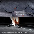Mixsuper Rear Trunk Soundproof Mats For 2017-2022 Tesla Model 3 Engine Hood Sound Deadening Protective Pad Noise Reduction