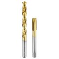 Tap And Drill Bit Set 1pcs M10 X 1 Metric Spiral Point Thread Screw Taps 9mm Twist Bits Titanium Coated Hss-6542 Tapping 