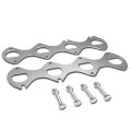 Auto Dynasty Aluminum Exhaust Manifold Header Gaskets Set For 05-10 Ford Mustang Gt 4 6l V8 