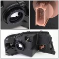 Auto Dynasty Compatible With Ford F150 Pair Of Black Housing Clear Corner Headlights Smoked Lens Fog Lights