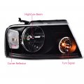 G-plus Headlights Assembly Compatible With 2004-2008 Ford F150 2006-2008 Lincoln Mark Lt Bumper Headlamp Cleara Lensa Black