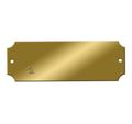 Blank Engraving Brass Plates Pack Of 25 