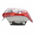 Waltyotur Outer Rear Passenger Side Tail Lights Brake Lamp Light Replacement For 2011-2013 Toyota Corolla