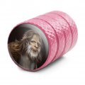 Sasquatch Bigfoot Head Valve Stem Caps For Tire Rim Wheel Aluminum Pink