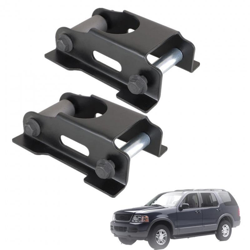2-pack Rear Leaf Spring Shackle Repair Kit Replacement For 1991-2002 Explorer 1997-01 Mercury Mountaineer 722-009