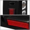 07-17 Jeep Wrangler Led Bar Running Cargo Tail Light 3rd Third Brake Lamp Black 