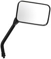 901023 Black Composite Right Hand Side Mirror Convex Glass 5 In X 3 25 Lens 7 Stem With 10 Mm Threads Round Shape 