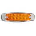 Partsam 10x 6 15 Led Marker Clearance Light 12led Pigtail Connector Amber Trailer Lights 