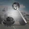 X Autohaux Oil Filter Cap Wrench 14 Flutes 4 Slots 64 5mm Removal Tool For Toyota Camry Rav4 Highlander 2 5l-5 7l Engine Black