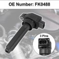 4pcs Car Automotive Ignition Coil Engine For Mitsubishi Eclipse Cross 2018-2020 Fk0488 1832a080