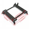 Ecotric Seat Base Brackets Adapter Compatible With 1993-2007 Subaru Impreza Wrx Sti Steel Bracket Replacement For Sb019dr