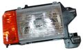 Right Headlight Assembly For 1987 To 1991 Ford Bronco Passenger Side Rh Clear Plastic Lens With Led Light Source Waterproof 
