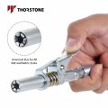 18 In Spring Flex Hose And Lock Coupler Set For Grease Gun 1 8 27npt Thread 7000 Psi Working Pressure Universal Fit Pneumatic