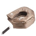 Munirater Titanium Fiber Turbo Cover Heat Shield Barrier Char-ger Wrap T3 