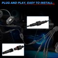 Mictuning 5pin Extension Wire Cable Cord Y Splitter Male To 2 Female Connectors Dual 1pcs