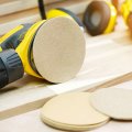 9-inch Sanding Discs 100 Grits Aluminum Oxide Abrasive Hook And Loop Backed Large Size Sandpaper Pad For Sander 5 Pcs 