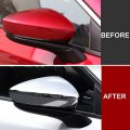 Kadore For Mazda 3 2019-2020 Chrome Side Rear View Mirror Covers Trim 2-pc