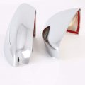 Kadore For Mazda 3 2019-2020 Chrome Side Rear View Mirror Covers Trim 2-pc