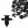 Werfamily Nylon Bumper Fastener Rivet Clips Automotive Furniture Assembly Expansion Screws Kit Auto Body 8mm 30pcs 