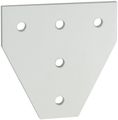 Faztek 15 Series 5 Hole Tee Joining Plate 4-1 2 Length X Width 