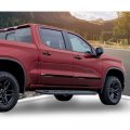 G-plus Body Side Molding Trim 1 18 Compatible With 2014-2018 Chevy Silverado Gmc Sierra Crew Cab 4pcs Black
