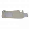 Secosautoparts Gray Left Driver Sun Visor With Mirror Compatible Toyota Camry 2012-2017